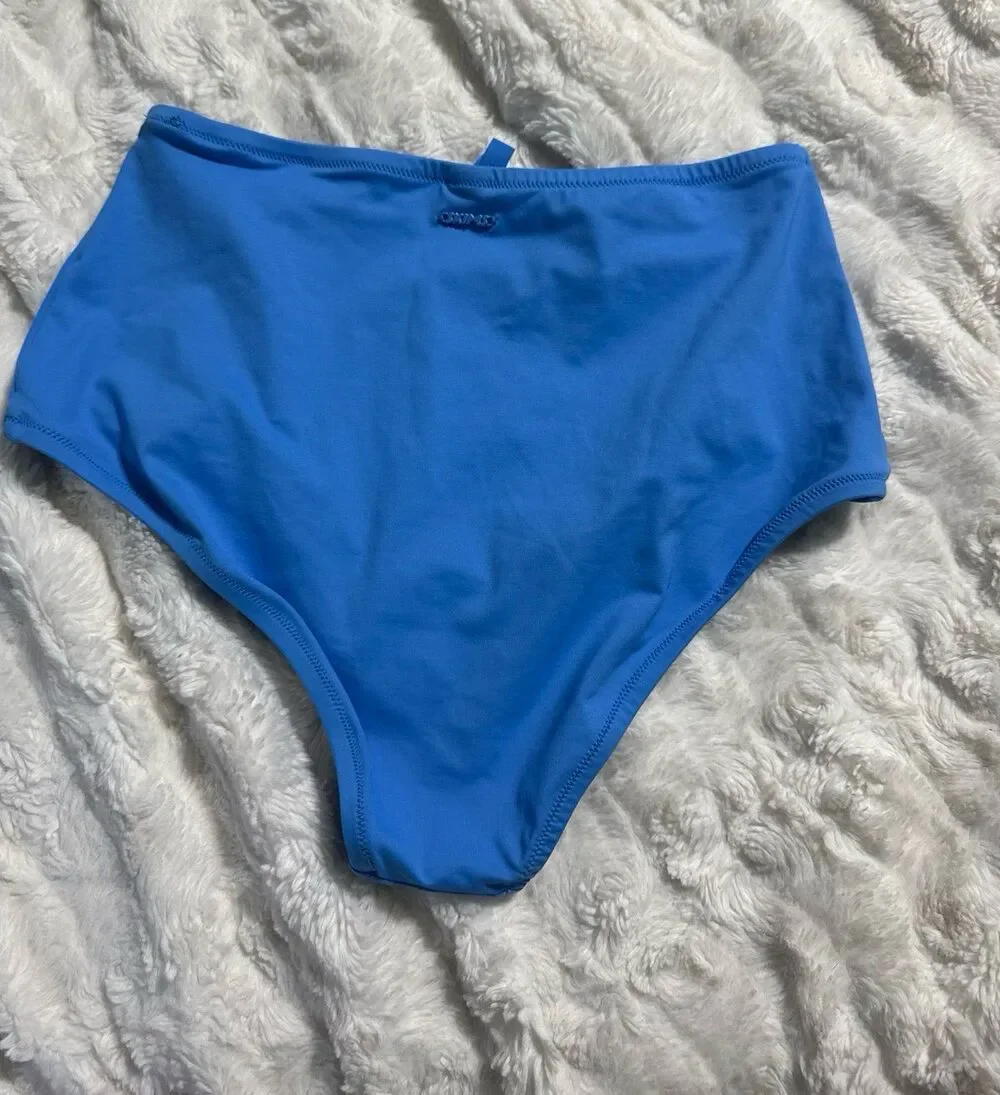 Skims Signature Swim Full Brief Bottoms Tide XS